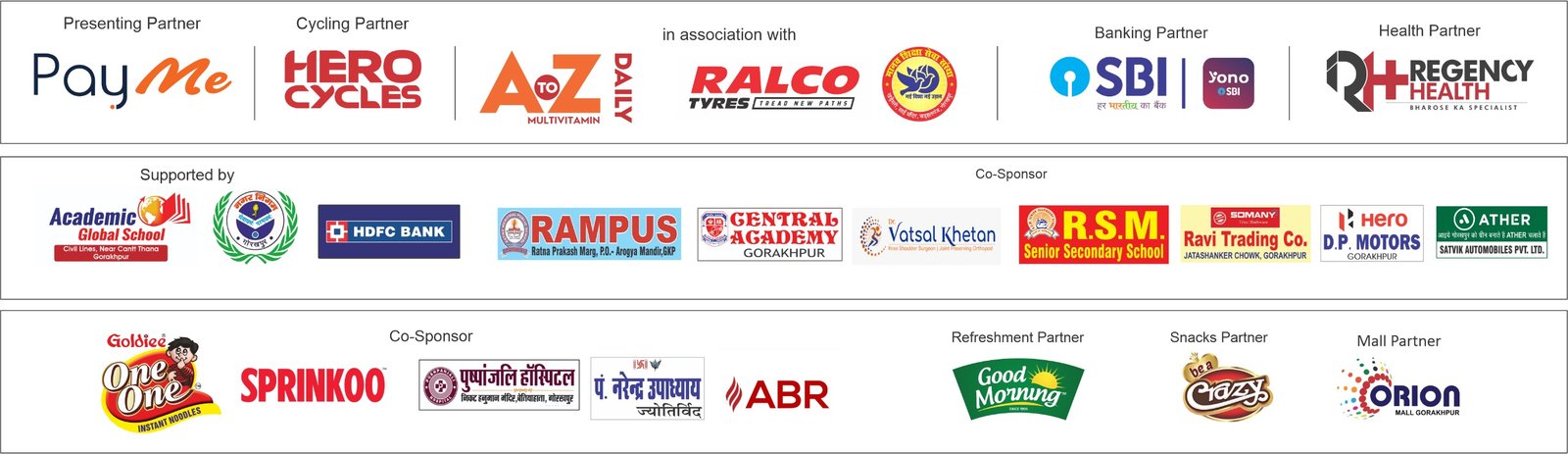 Gorakhpur Sponsors and Partners